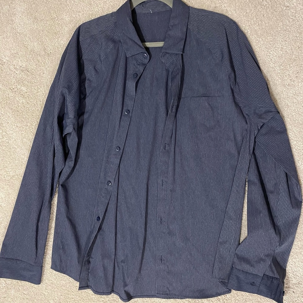 Lululemon - Mens Long Sleeve Button Down M/L